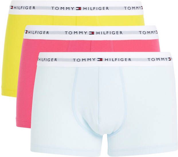 Tommy Hilfiger Underwear Trunk 3P TRUNK met elastische logo-band (3 stuks Set van 3)