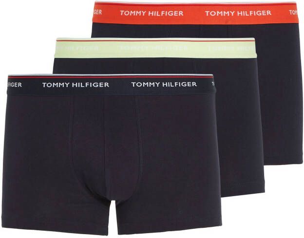 Tommy Hilfiger Underwear Trunk 3P WB TRUNK met elastische logo-band (3 stuks Set van 3)