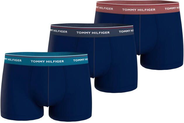 Tommy Hilfiger Underwear Trunk 3P WB TRUNK met elastische logo-band (Set van 3)