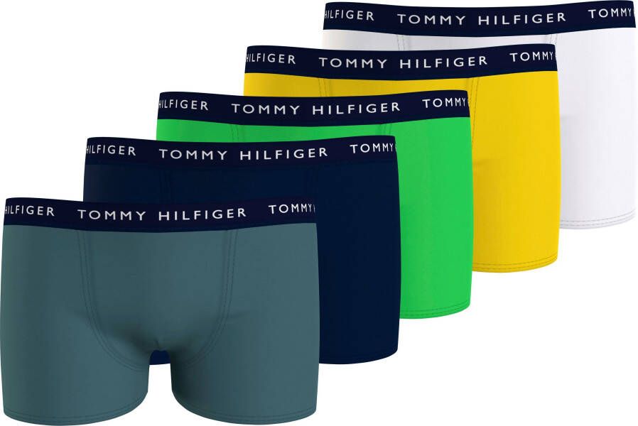 Tommy Hilfiger Underwear Trunk 5P TRUNK met tommy hilfiger merklabel (5 stuks Set van 5)