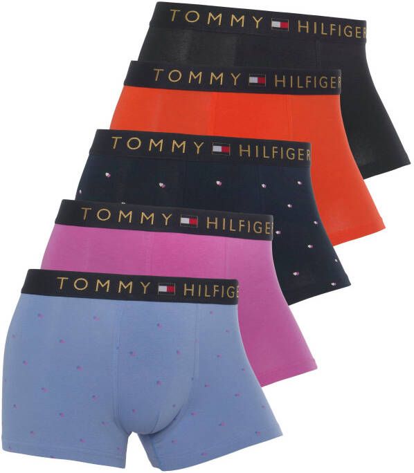 Tommy Hilfiger Underwear Trunk met logo op de tailleband (set 5 stuks Set van 5)