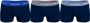 Tommy Hilfiger 3-Pack boxershorts donkerblauw Um0Um1642 0T1 Zwart Heren - Thumbnail 3
