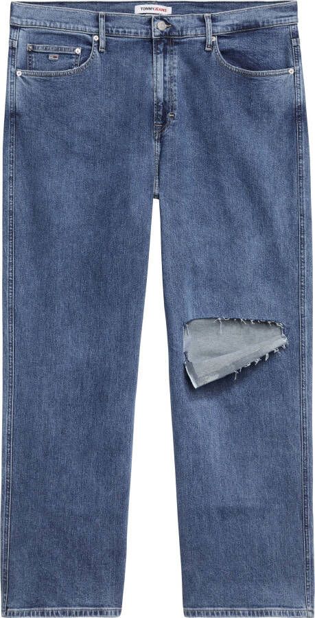 Tommy Jeans Curve Loose fit jeans CRV BETSY MR LOOSE CF6132 met destroyed-details bij de knie
