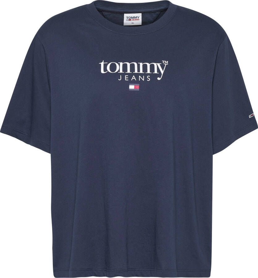 Tommy Jeans Curve Shirt met ronde hals TJW CRV REG ESSENTIAL LOGO1 SS met tommy jeans-logoborduursel