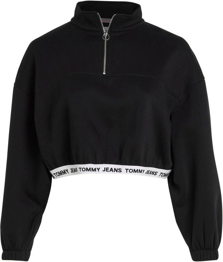 Tommy Jeans Curve Sweatshirt TJW CRV SUPER CROP WAISTBAND PLUS SIZE CURVE met Tommy Jeans logo