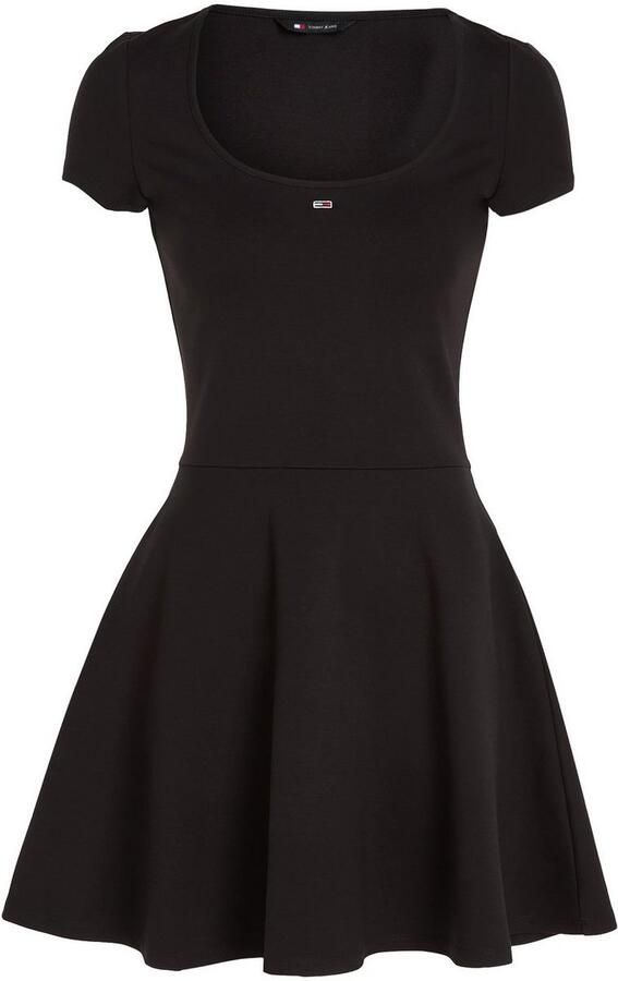 Tommy Jeans Curve Blousejurk TJW SS FIT & FLARE DRESS EXT - Foto 3
