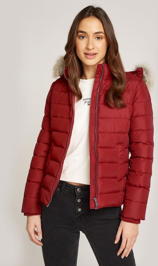 Tommy Jeans Curve Gewatteerde jas TJW BASIC HOODED DOWN JACKET EXT - Foto 4