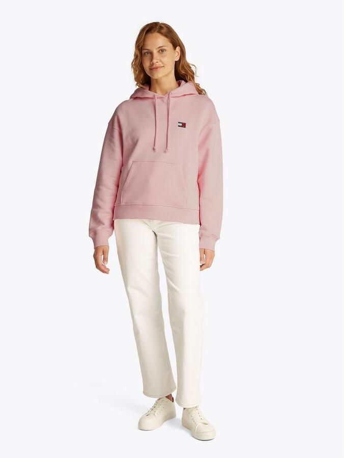 Tommy Jeans Curve Hoodie TJW BXY BADGE HOODIE EXT in grote maten capuchon badge - Foto 3