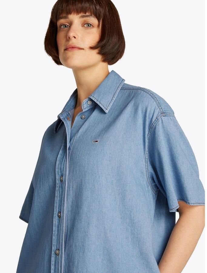 Tommy Jeans Curve Jurk met overhemdkraag SS SHIRT DRESS EXT - Foto 2