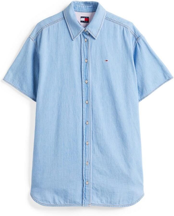 Tommy Jeans Curve Jurk met overhemdkraag SS SHIRT DRESS EXT