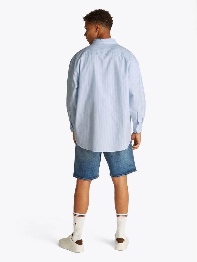 Tommy Jeans Curve Overhemdblouse TJW OVS BADGE OXFORD SHIRT EXT in grote maten oxford kwaliteit oversized logo-badge - Foto 3