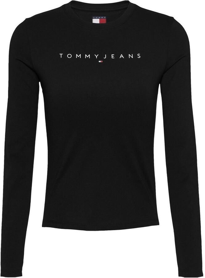 Tommy Jeans Curve Shirt met lange mouwen TJW SLIM LINEAR TEE LS EXT - Foto 5