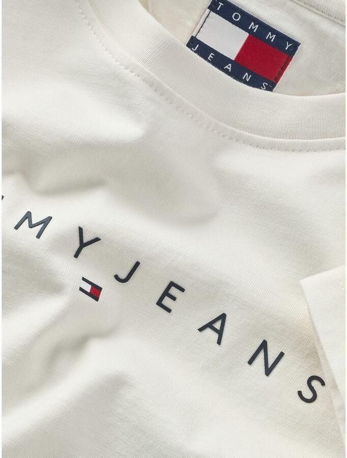 Tommy Jeans Curve Shirt met lange mouwen TJW SLIM LINEAR TEE LS EXT