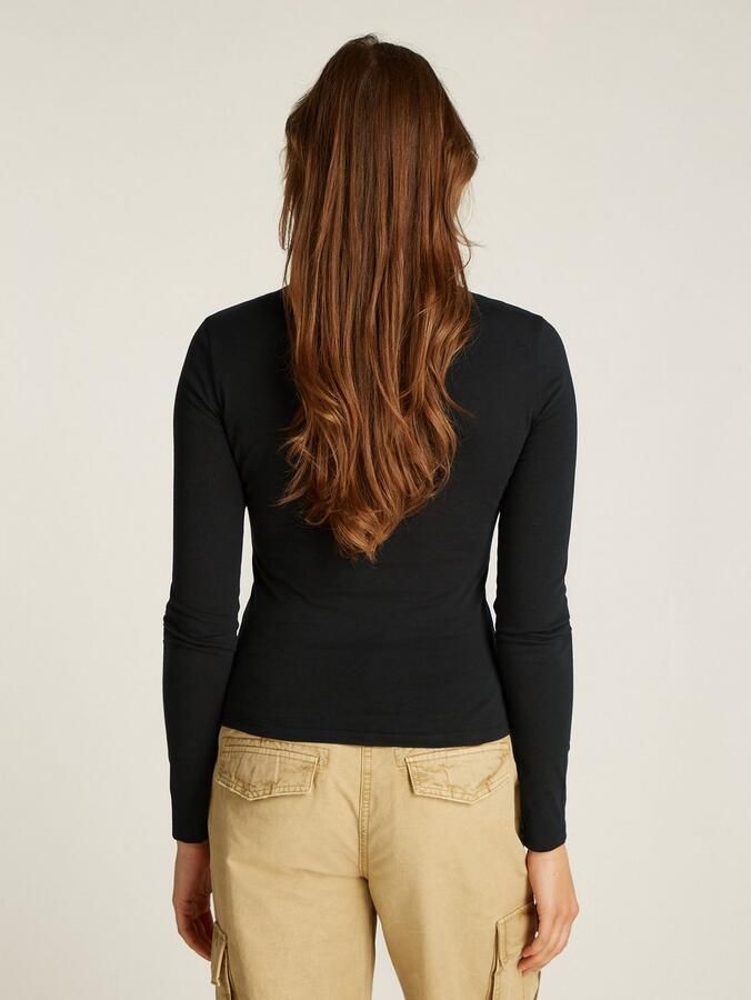 Tommy Jeans Curve Shirt met lange mouwen TJW SLIM LINEAR TEE LS EXT - Foto 3