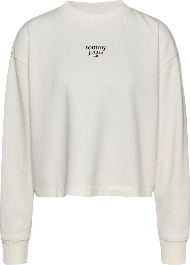 Tommy Jeans Curve Sweatshirt TJW ESSENTIAL LOGO 1 CREW EXT in grote maten met logo-opschrift - Foto 4