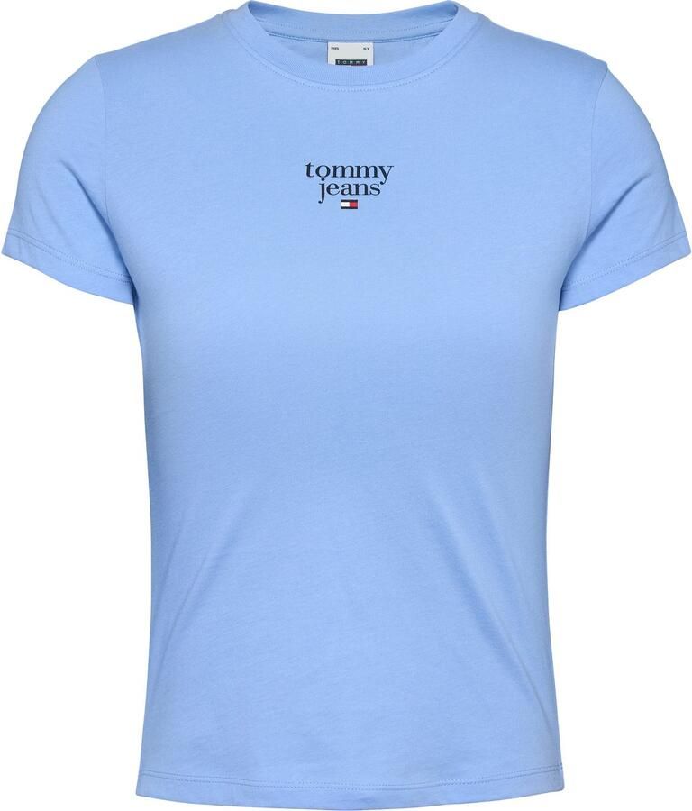 Tommy Jeans Curve T-shirt TJW SLIM ESSENTIAL LOGO1 TEE EXT in grote maten met logo-opschrift - Foto 2