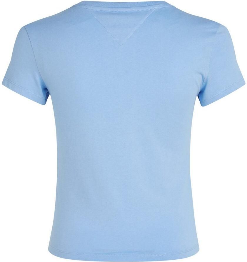 Tommy Jeans Curve T-shirt TJW SLIM ESSENTIAL LOGO1 TEE EXT in grote maten met logo-opschrift