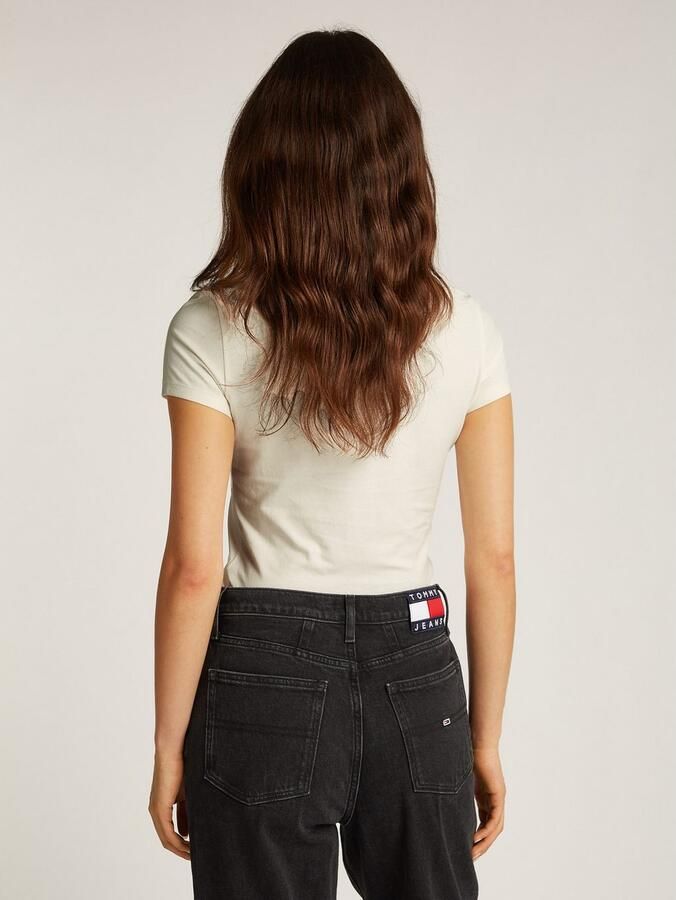 Tommy Hilfiger Overhemd Katoenen T-shirt met ronde hals en korte mouwen - Foto 4