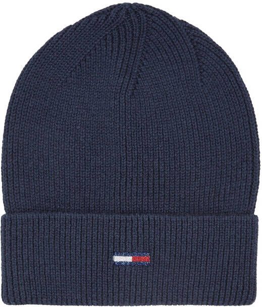 Tommy Jeans Flag Beanie Collectie Blue Dames