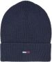 Tommy Jeans Flag Beanie Collectie Blue Dames - Thumbnail 1