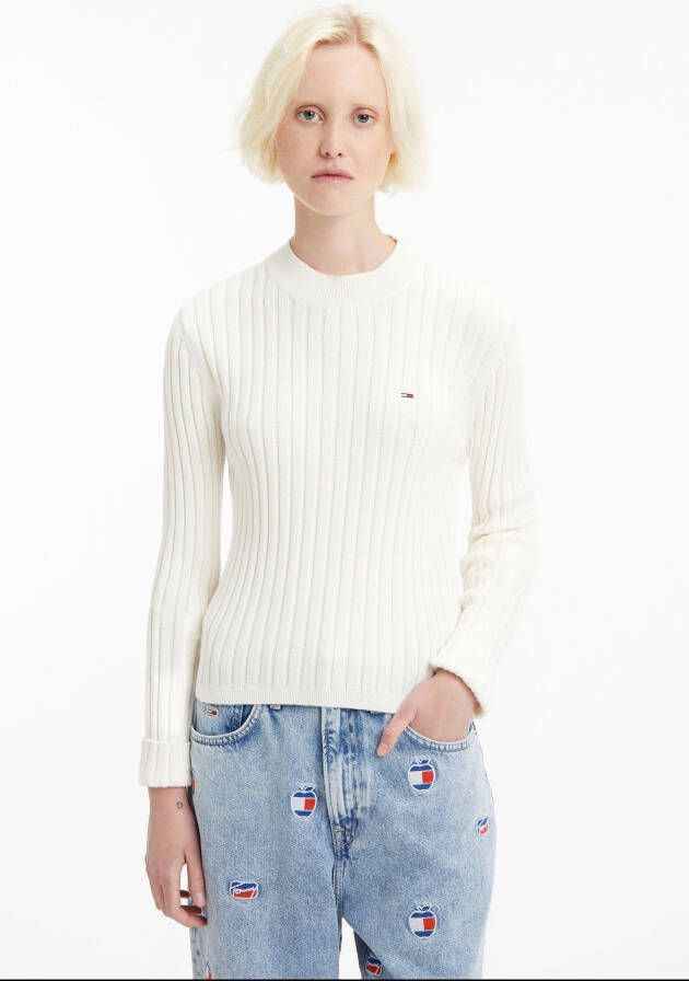Tommy Jeans Tommy Hilfiger Dames Gebreide Kleding White Dames