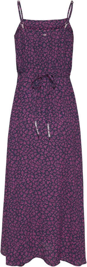 Tommy Jeans Midi-jurk met all-over bloemenmotief model 'Printed'