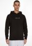 Tommy Hilfiger Hoodie met geborduurd logo lange mouwen 50% katoen Zwart Heren - Thumbnail 11