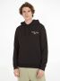 Tommy Hilfiger REG Entry Graphic Hoodie Sweaters Black Heren - Thumbnail 2