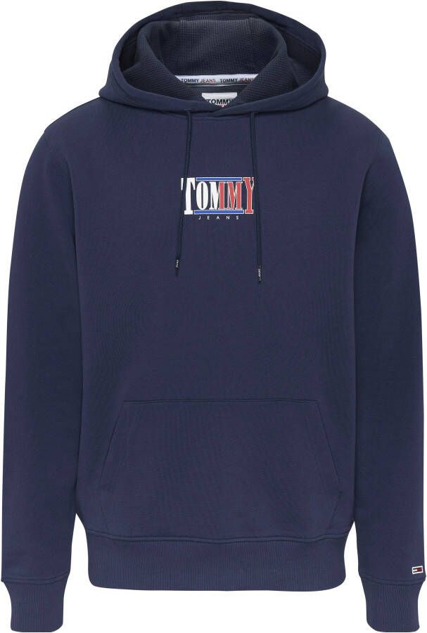 Tommy Jeans Donkerblauwe Sweater Tjm Reg Essential Graphic Hoodie
