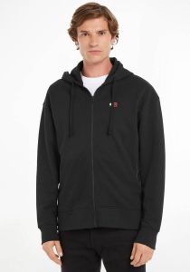 TOMMY JEANS Hoodie TJM RLX XS BADGE ZIPTHRU met borduursel