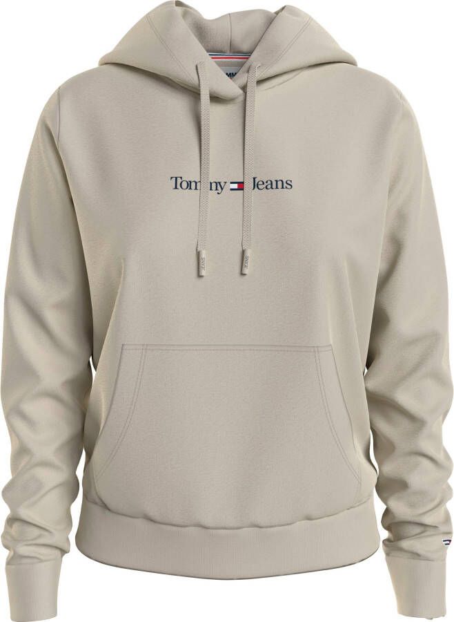 TOMMY JEANS Hoodie TJW REG SERIF LINEAR HOODIE met logo-opschrift