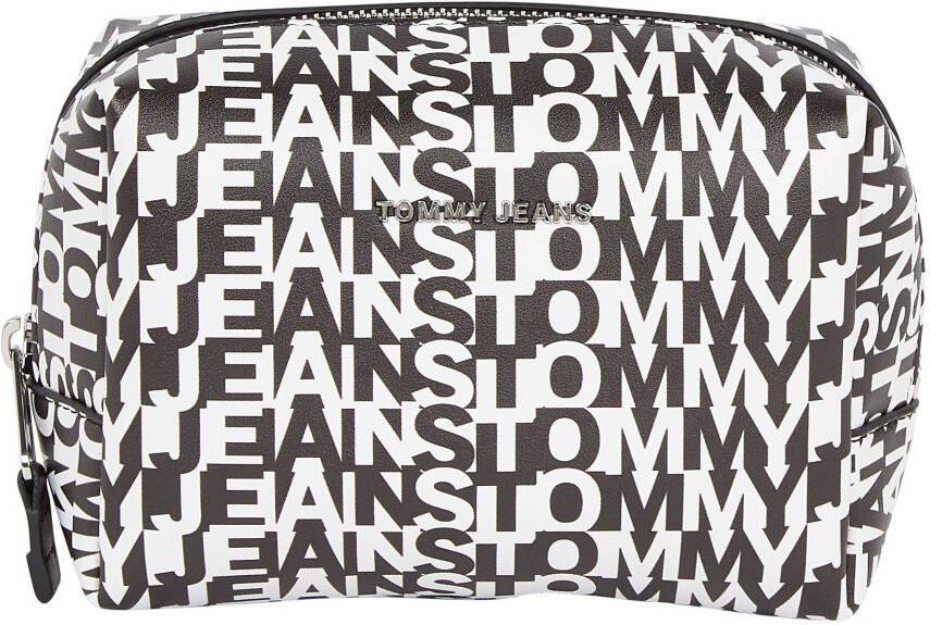 TOMMY JEANS Make-uptasje TJW ACADEMIA WASHBAG met print all-over