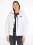 Tommy Hilfiger Gerecyclede Polyester Puffer Jas White Dames - Thumbnail 5