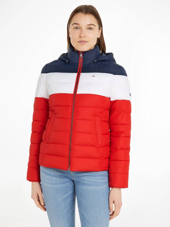 TOMMY JEANS Outdoorjack TJW COLORBLOCK JACKET in modieuze colourblocking