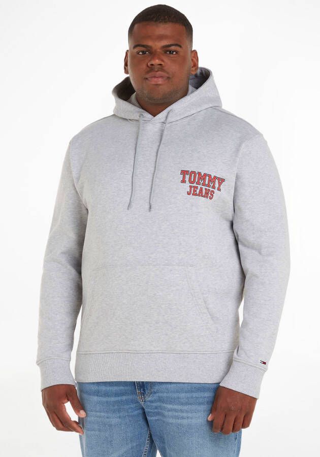 Tommy Jeans Plus SIZE hoodie met labelprint model 'PLUS ENTRY'