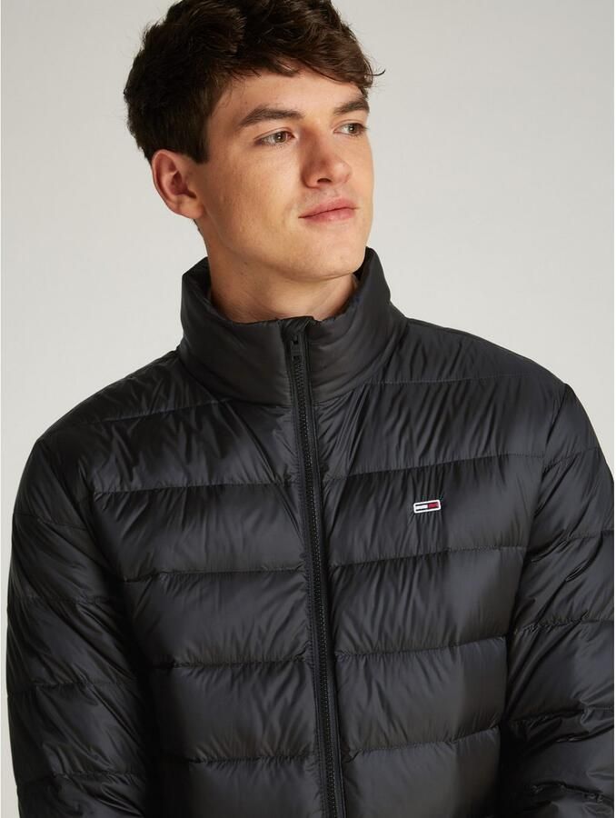 Tommy Jeans Plus Gewatteerde jas TJM LT DOWN JACKET EXT in grote maten logoborduring ritszakken