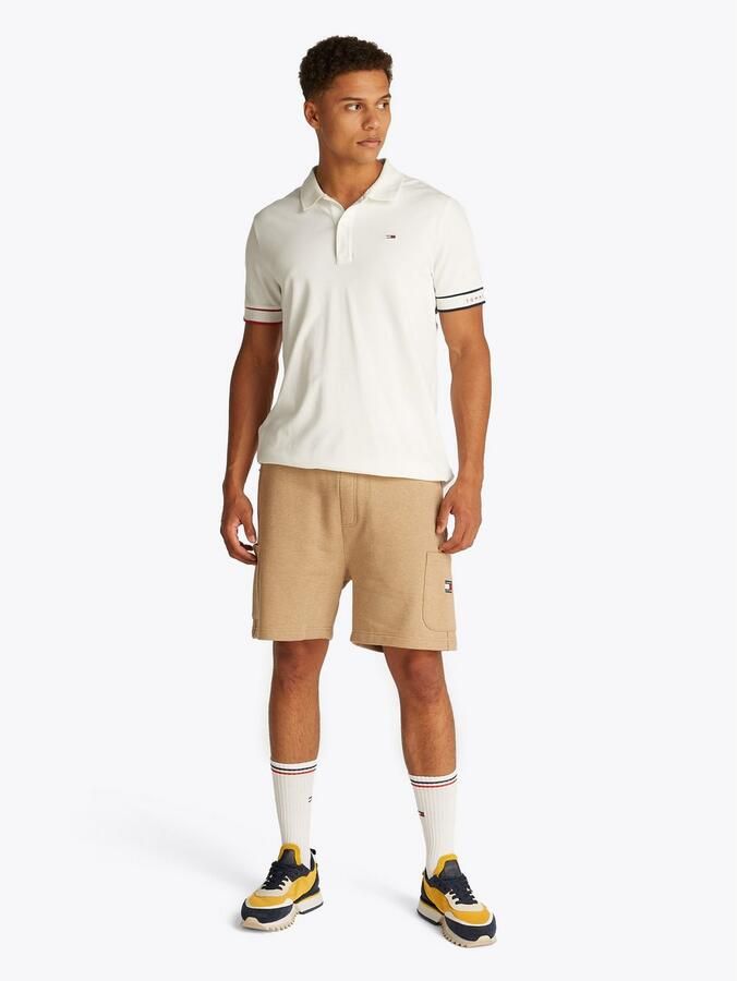 Tommy Hilfiger Polo Shirt Korte Mouw TJM FLAG CUFF DM0DM21306 - Foto 4