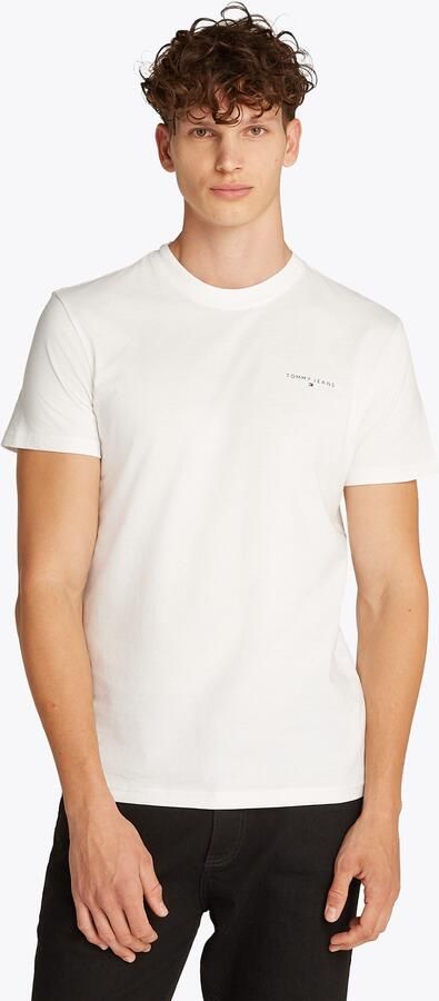 Tommy Jeans Plus Shirt met ronde hals TJM SLIM LINEAR CHEST SS TEE EXT - Foto 6