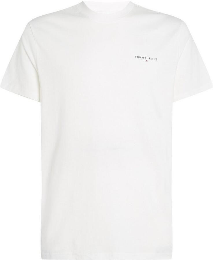 Tommy Jeans Plus Shirt met ronde hals TJM SLIM LINEAR CHEST SS TEE EXT