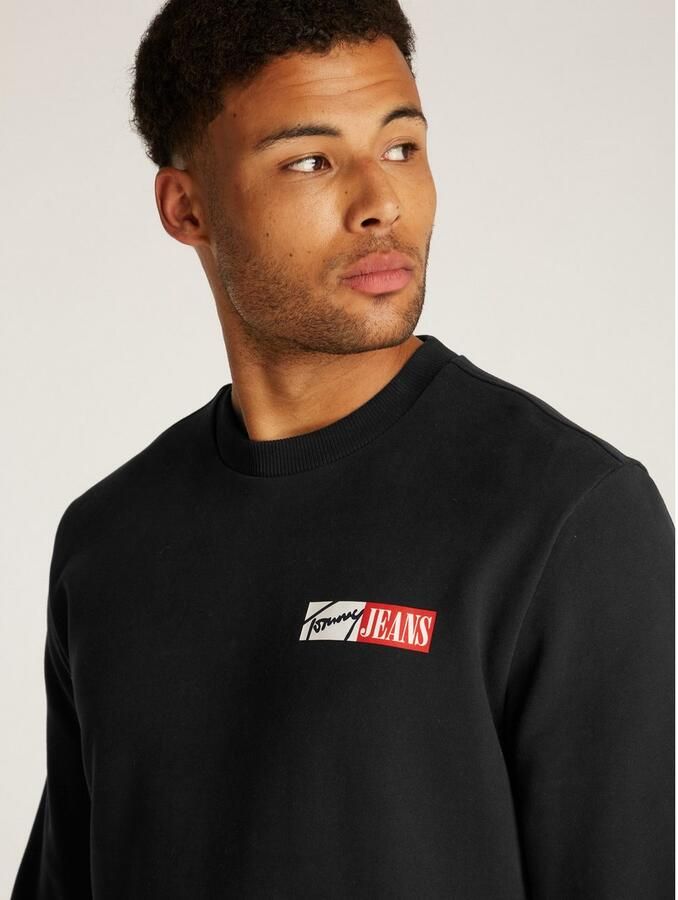 Tommy Jeans Plus Sweatshirt TJM REG ENTRY GRAPHIC CREW EXT - Foto 2