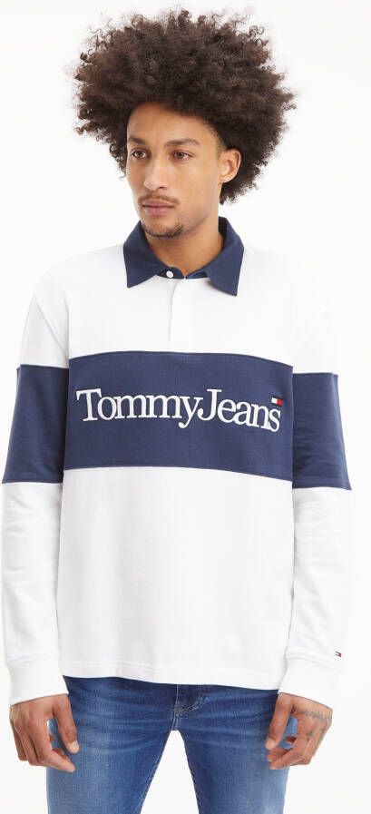 TOMMY JEANS Poloshirt met lange mouwen