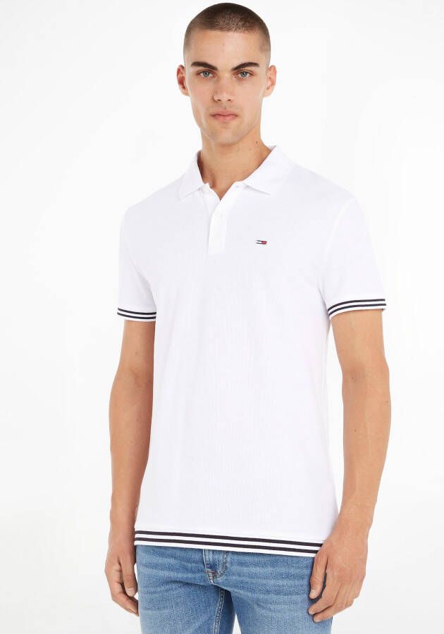 TOMMY JEANS Poloshirt TJM CLSC TIPPING POLO met een polokraag