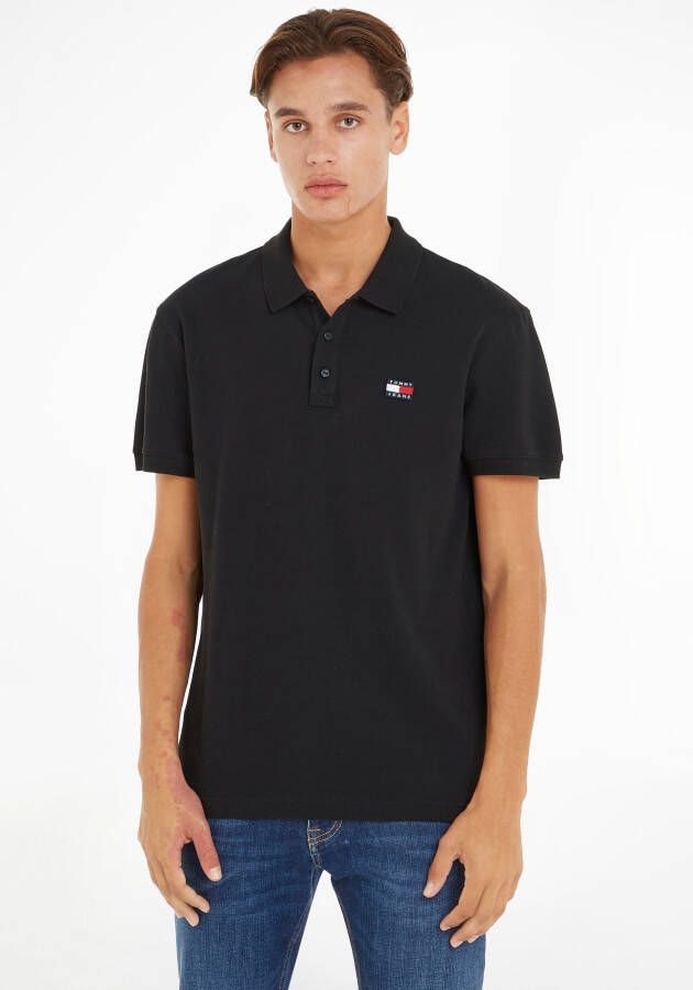 TOMMY JEANS Heren Polo's & T-shirts Tjm Clsc Xs Badge Polo Zwart