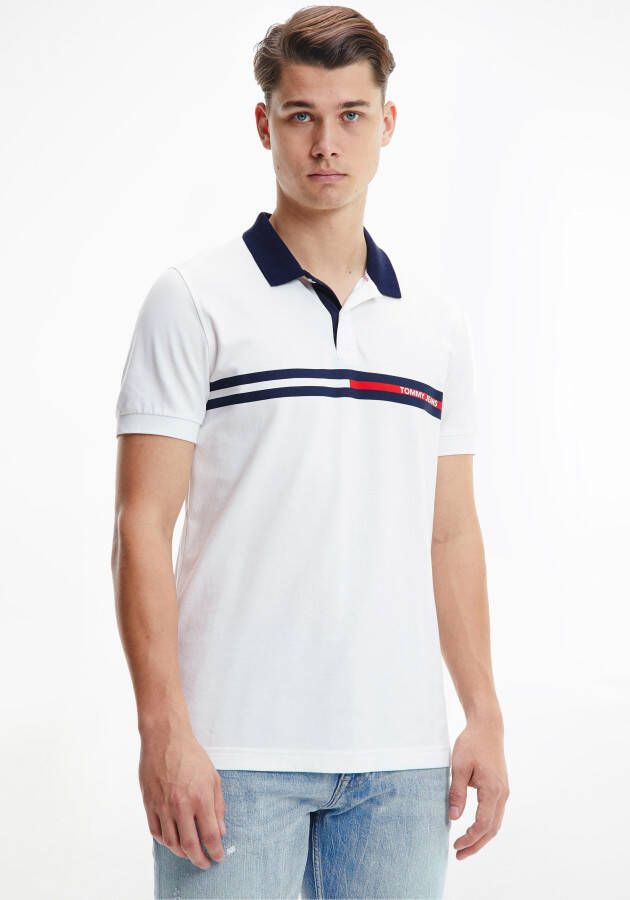 TOMMY JEANS Poloshirt TJM REG CHEST FLAG POLO