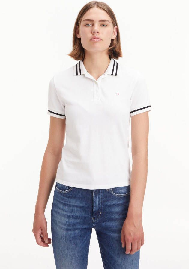 TOMMY JEANS Poloshirt TJW ESSENTIAL TIPPING POLO