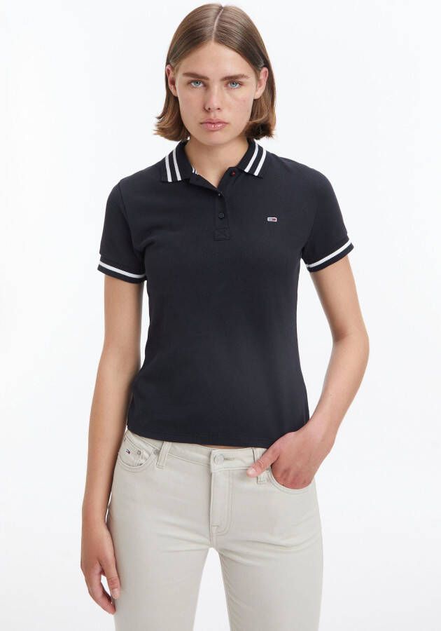 TOMMY JEANS Poloshirt TJW ESSENTIAL TIPPING POLO