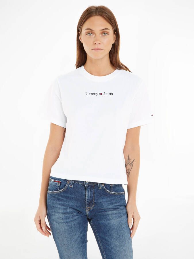TOMMY JEANS Shirt met korte mouwen TJW CLS SERIF LINEAR TEE