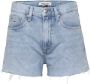 Tommy Jeans Blauwe Katoenen Dames Shorts met Ritssluiting en Knoopsluiting Blue Dames - Thumbnail 3