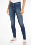 Tommy Hilfiger Blauwe Denim Skinny Jeans met Borduursel Blue Dames - Thumbnail 1
