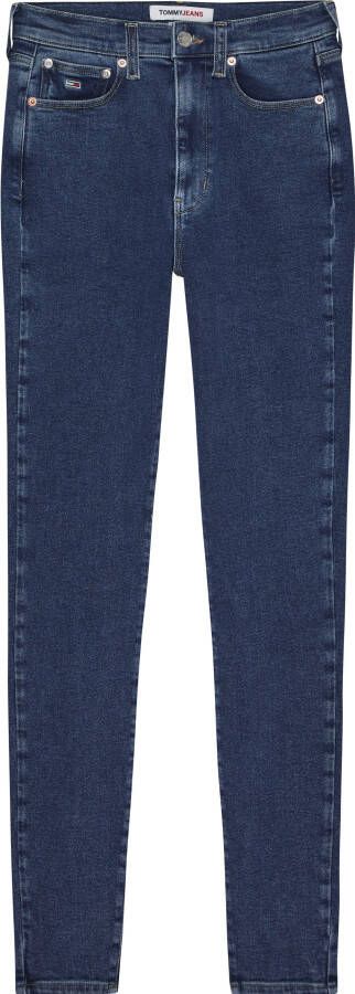 TOMMY JEANS Skinny fit jeans met tommy logoborduursel op het kleingeldzakje